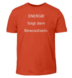 IL T-Shirt "Energie Bewusstsein." - Kinder T-Shirt-1236